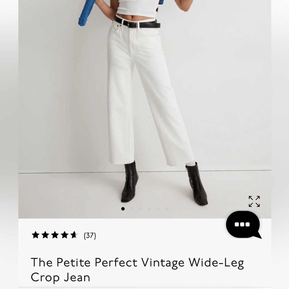 Madewell White Jeans